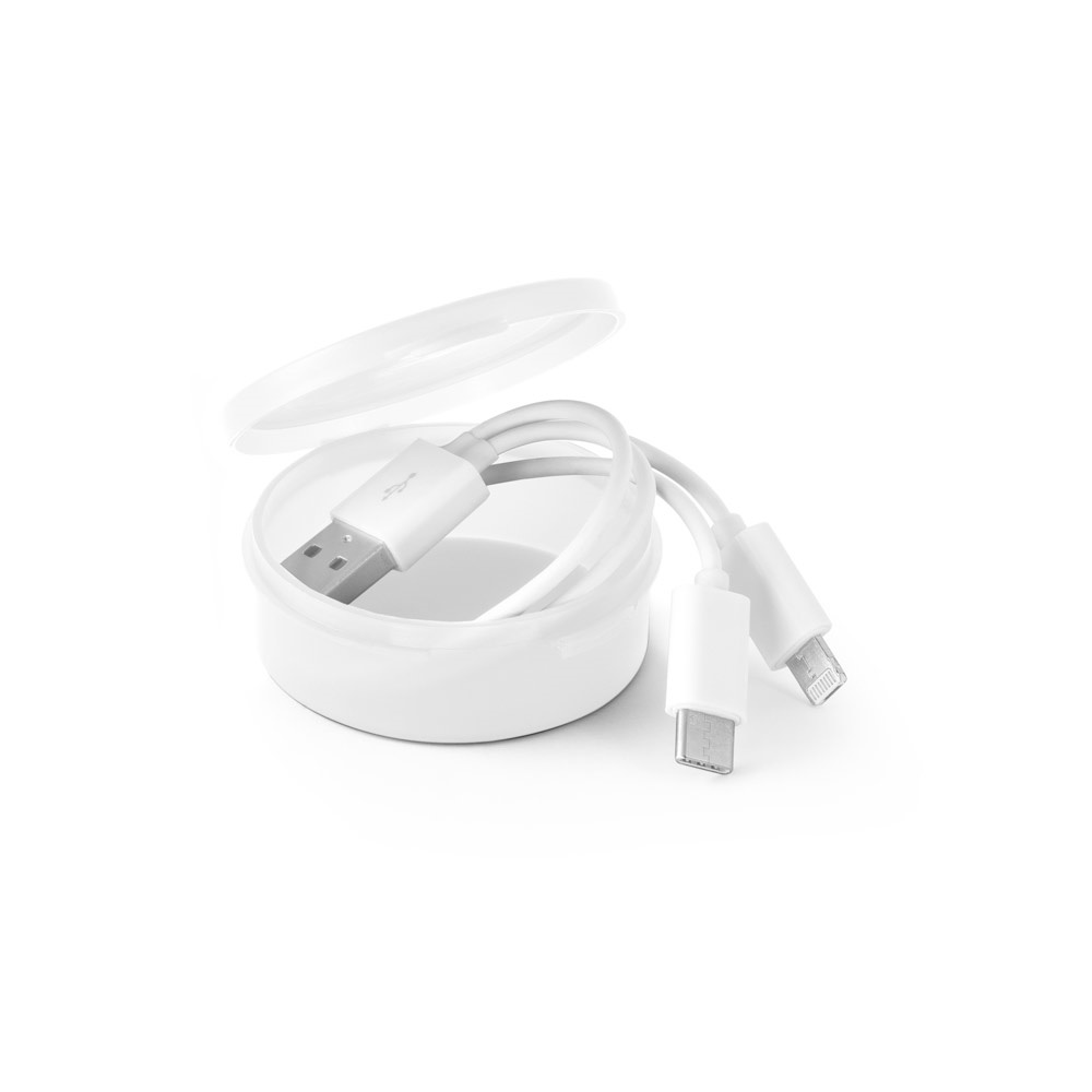 EMMY. Kabel USB 3 w 1. ABS i PVC 